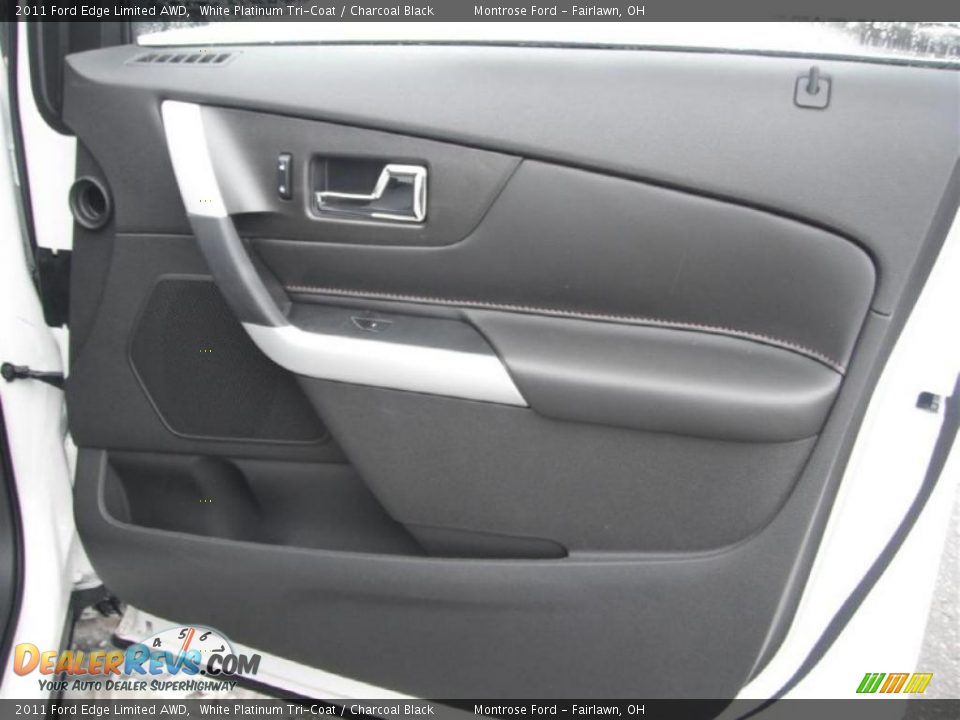2011 Ford Edge Limited AWD White Platinum Tri-Coat / Charcoal Black Photo #23