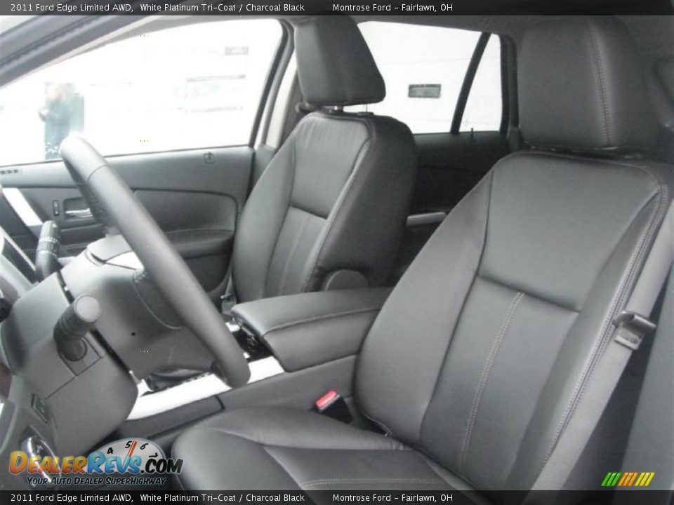 2011 Ford Edge Limited AWD White Platinum Tri-Coat / Charcoal Black Photo #27