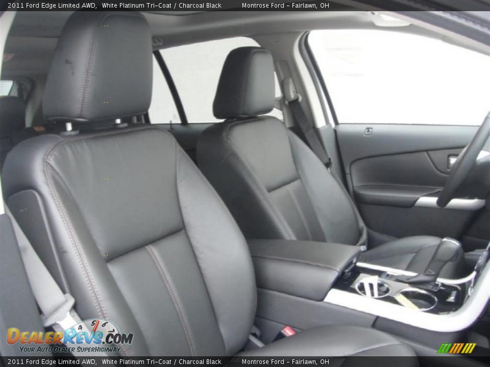 2011 Ford Edge Limited AWD White Platinum Tri-Coat / Charcoal Black Photo #28