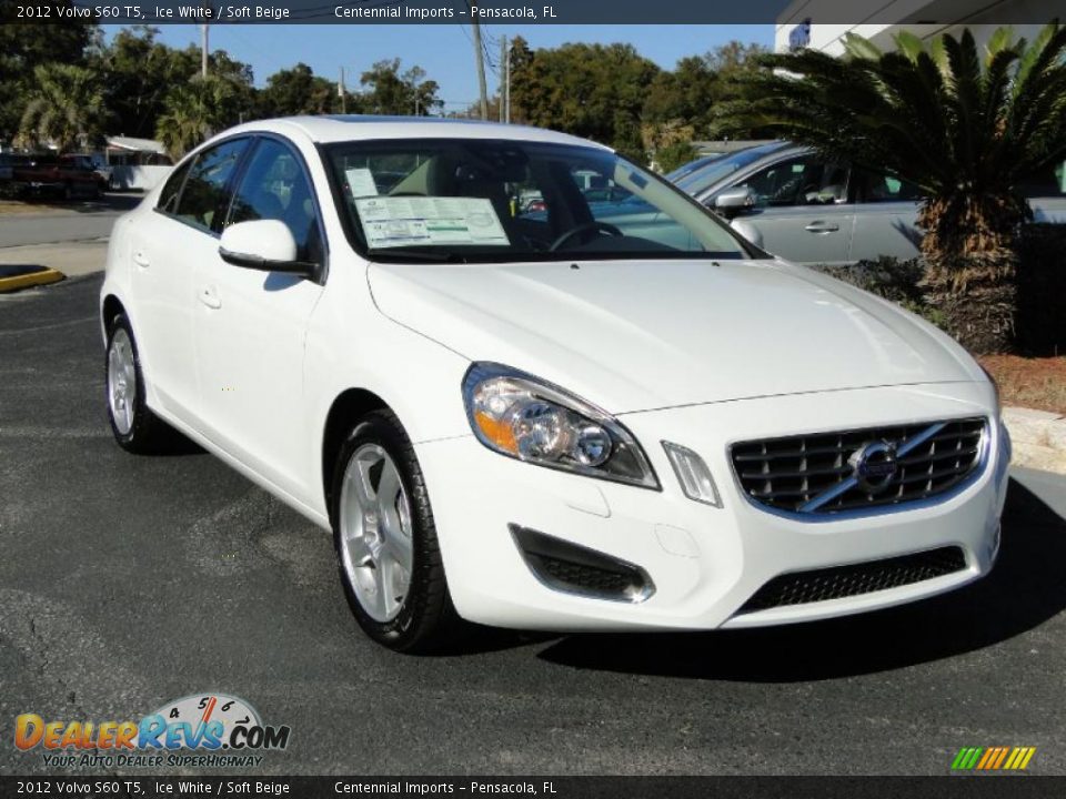 Ice White 2012 Volvo S60 T5 Photo #4