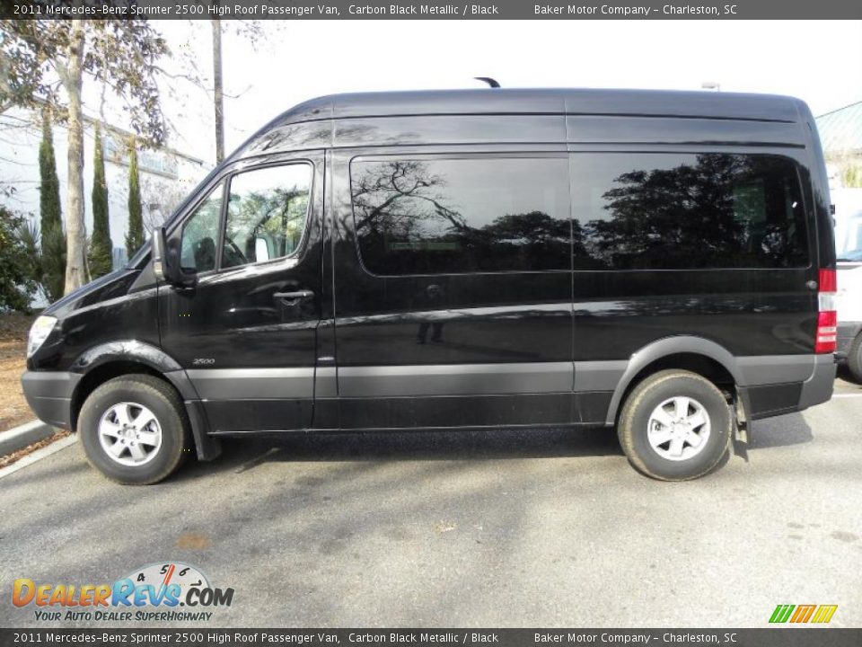 Carbon Black Metallic 2011 Mercedes-Benz Sprinter 2500 High Roof Passenger Van Photo #2