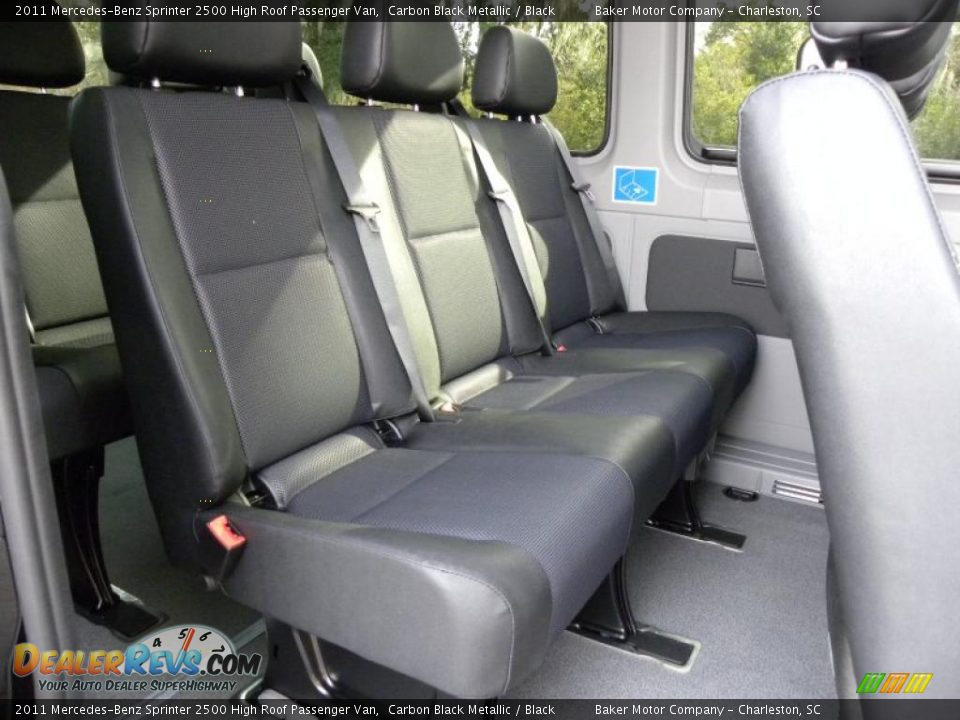 Black Interior - 2011 Mercedes-Benz Sprinter 2500 High Roof Passenger Van Photo #9