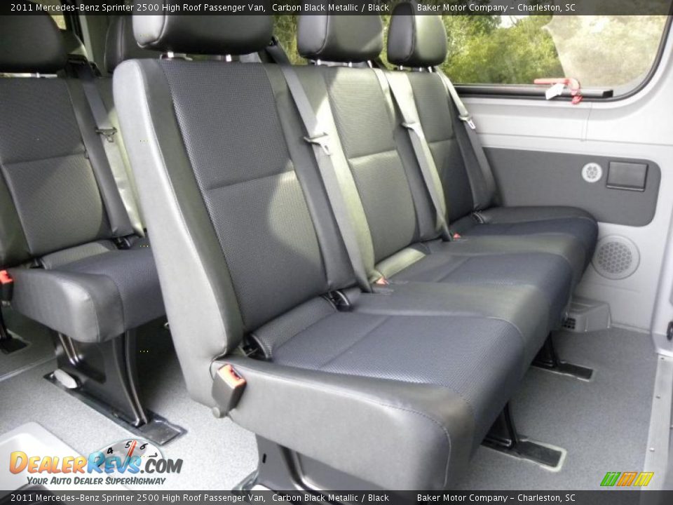 Black Interior - 2011 Mercedes-Benz Sprinter 2500 High Roof Passenger Van Photo #10