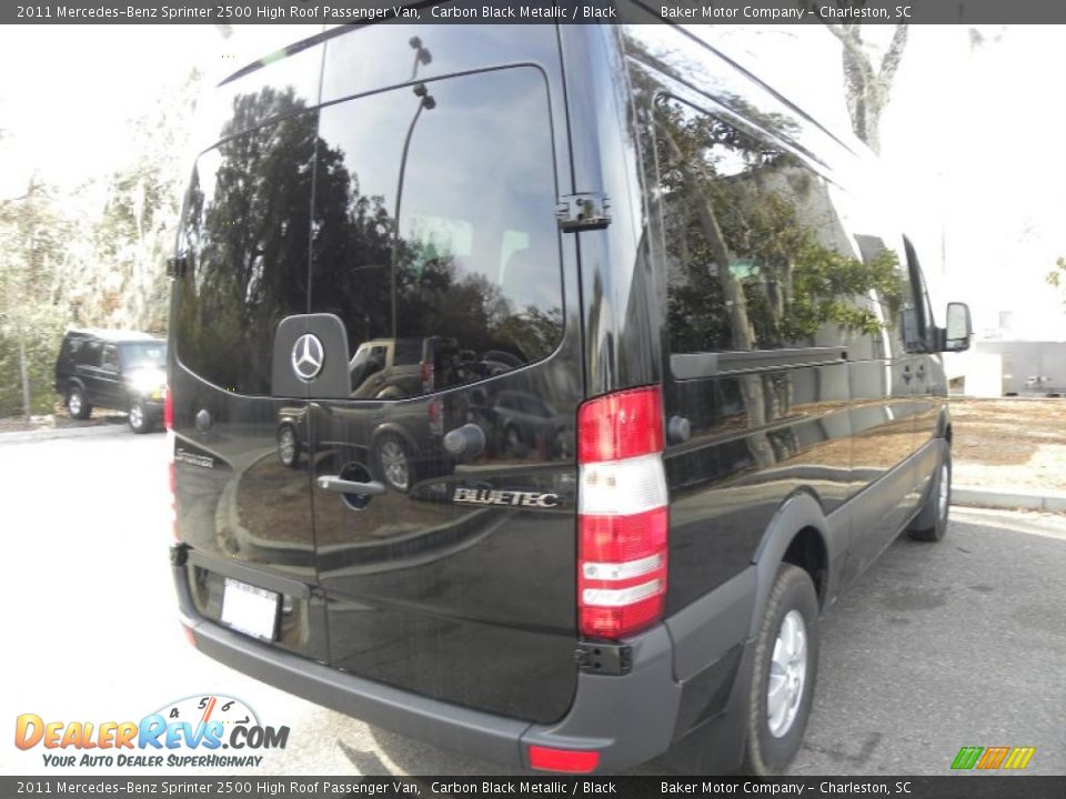 Carbon Black Metallic 2011 Mercedes-Benz Sprinter 2500 High Roof Passenger Van Photo #13