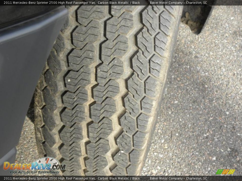 2011 Mercedes-Benz Sprinter 2500 High Roof Passenger Van Carbon Black Metallic / Black Photo #17