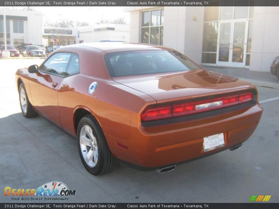 Toxic Orange Pearl 2011 Dodge Challenger SE Photo #3