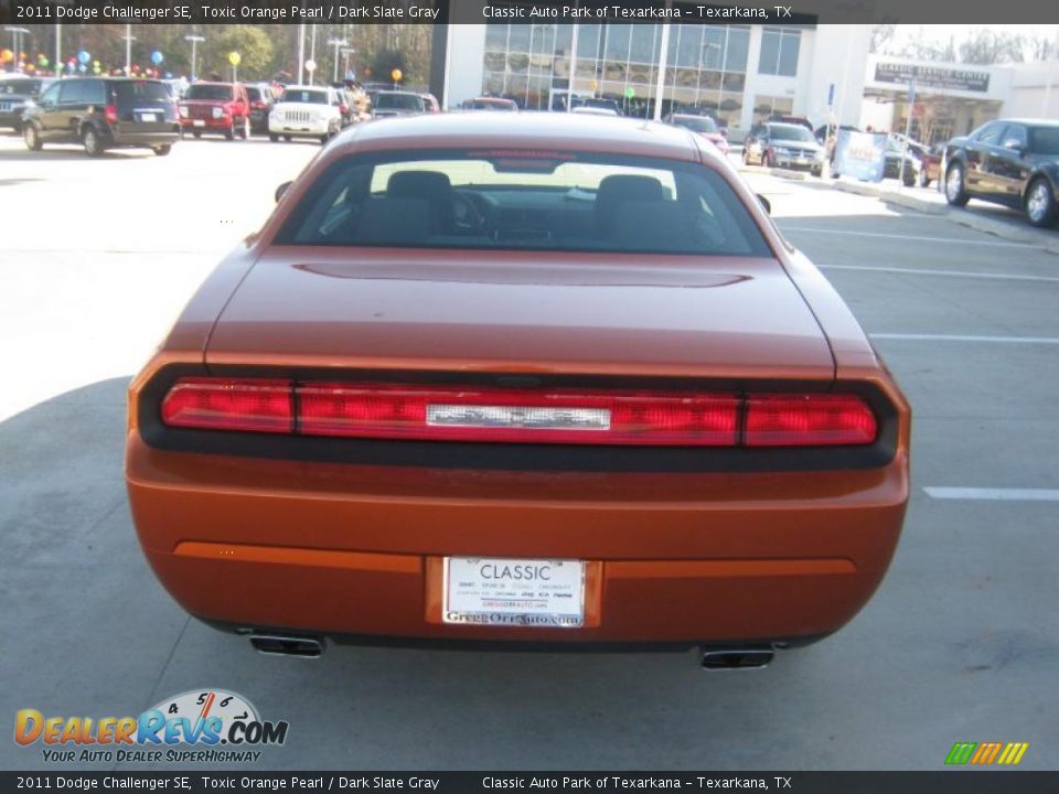 Toxic Orange Pearl 2011 Dodge Challenger SE Photo #4