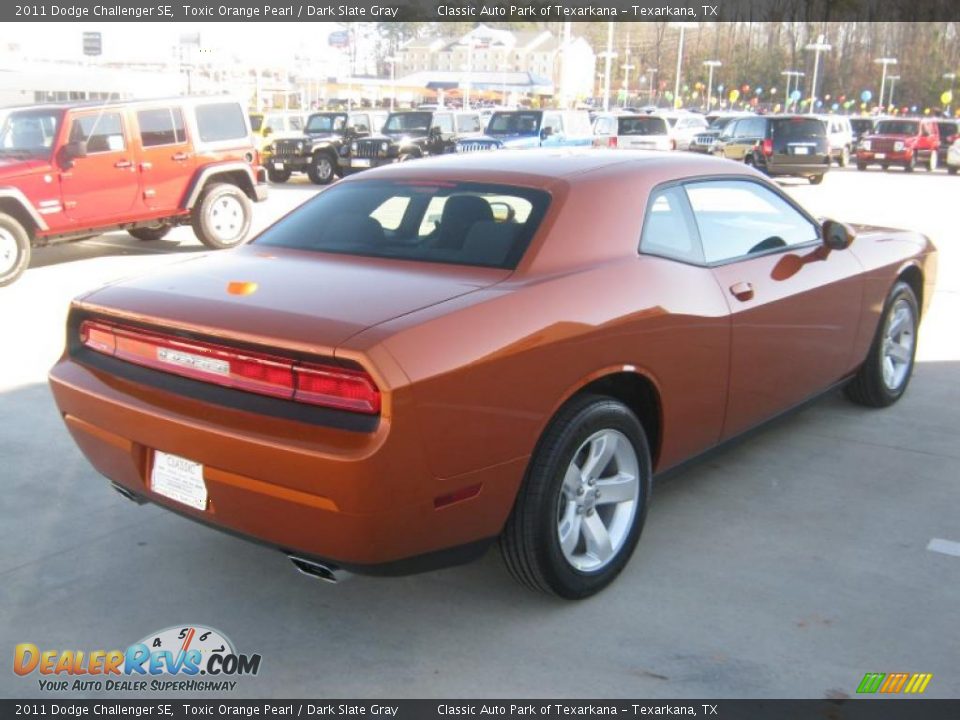 Toxic Orange Pearl 2011 Dodge Challenger SE Photo #5