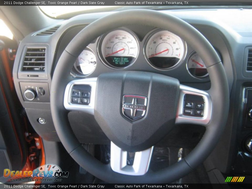 2011 Dodge Challenger SE Steering Wheel Photo #10