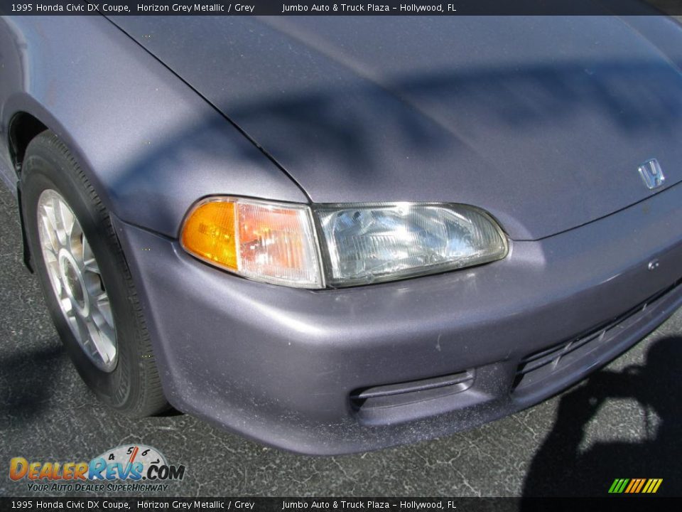 1995 Honda Civic DX Coupe Horizon Grey Metallic / Grey Photo #2