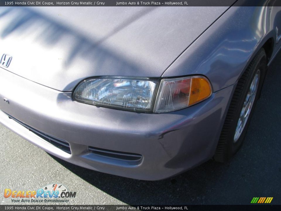 1995 Honda Civic DX Coupe Horizon Grey Metallic / Grey Photo #4