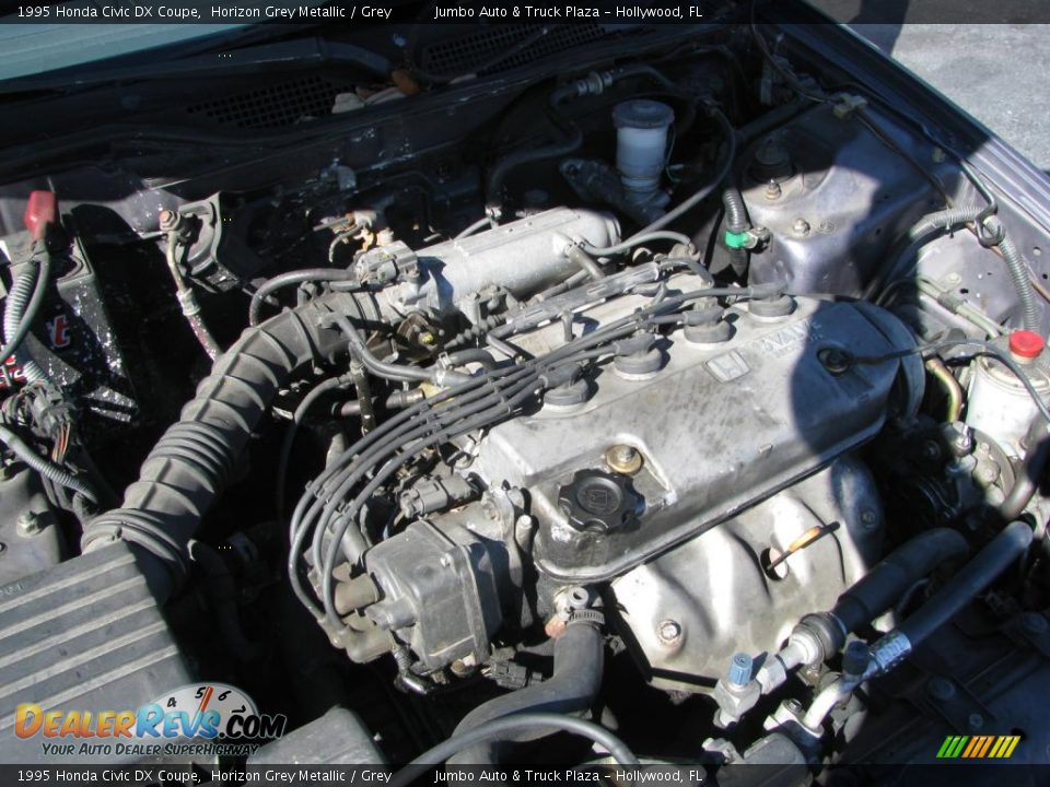 1995 Honda Civic DX Coupe 1.5L SOHC 16V 4 Cylinder Engine Photo #19