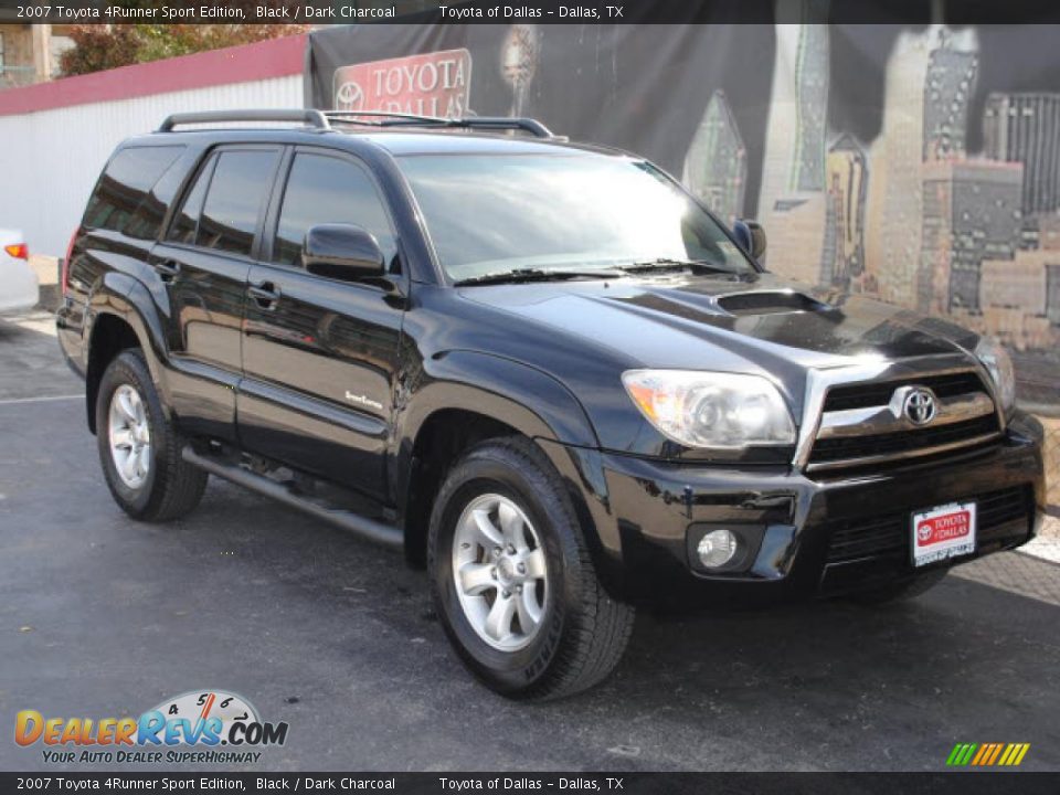 2007 Toyota 4Runner Sport Edition Black / Dark Charcoal Photo #5