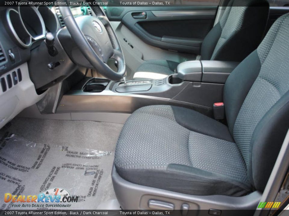 2007 Toyota 4Runner Sport Edition Black / Dark Charcoal Photo #10