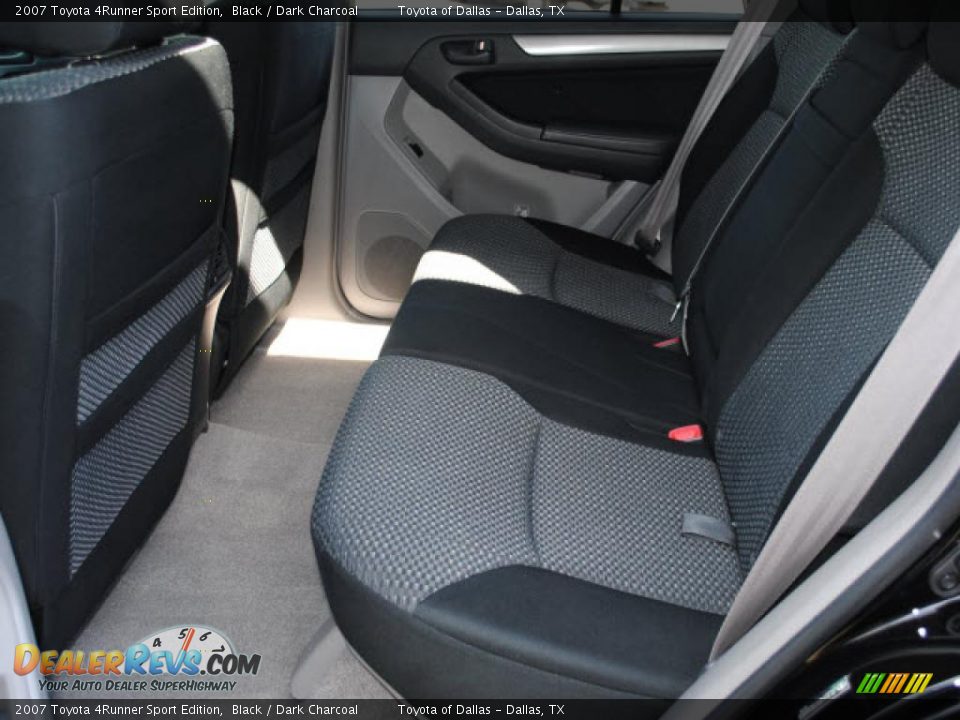 2007 Toyota 4Runner Sport Edition Black / Dark Charcoal Photo #11