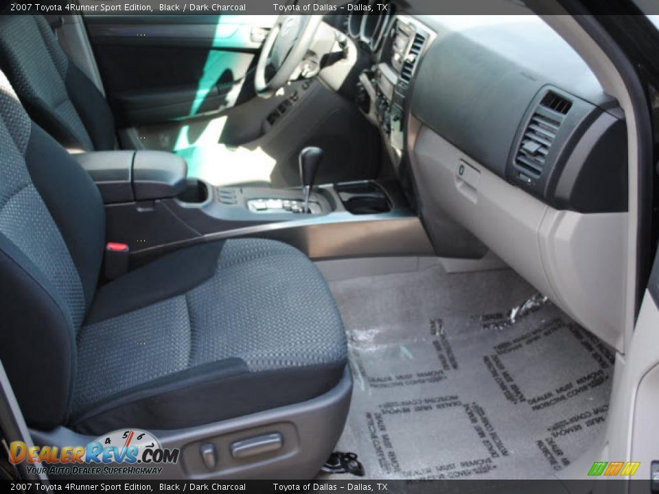 2007 Toyota 4Runner Sport Edition Black / Dark Charcoal Photo #12