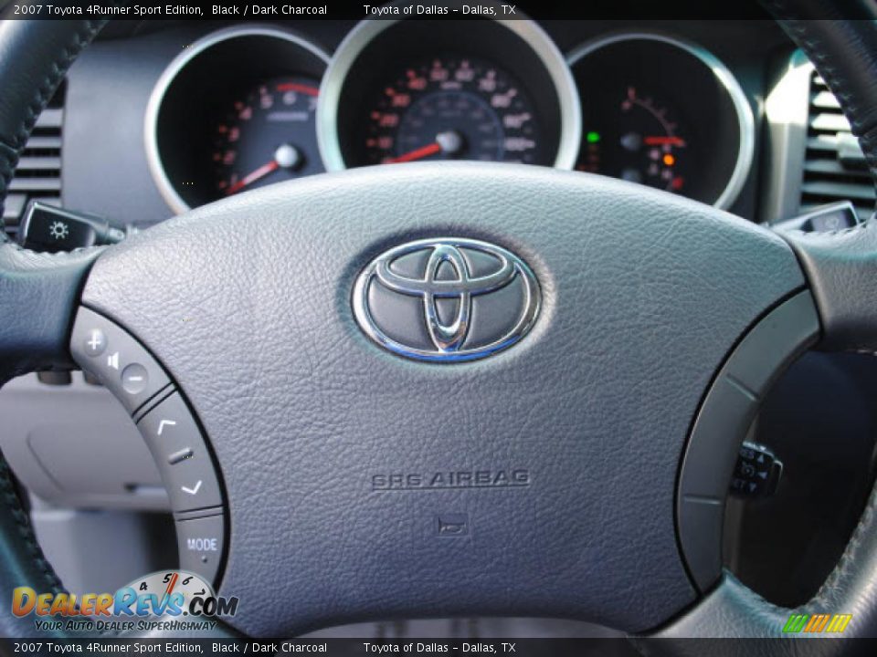 2007 Toyota 4Runner Sport Edition Black / Dark Charcoal Photo #15
