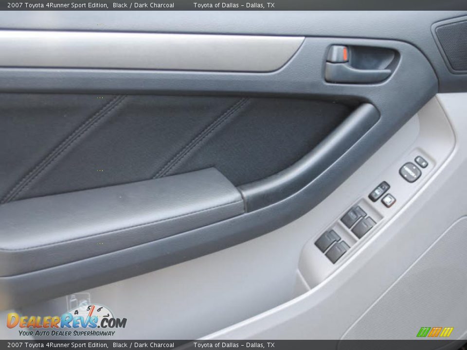 2007 Toyota 4Runner Sport Edition Black / Dark Charcoal Photo #16