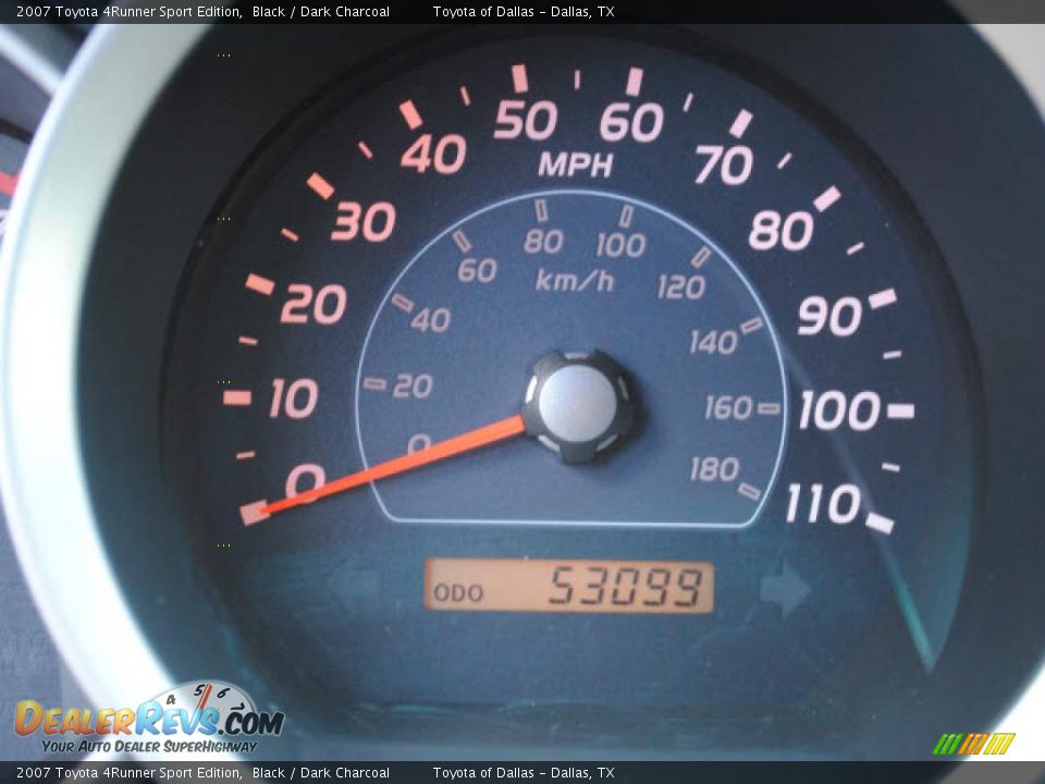 2007 Toyota 4Runner Sport Edition Black / Dark Charcoal Photo #17