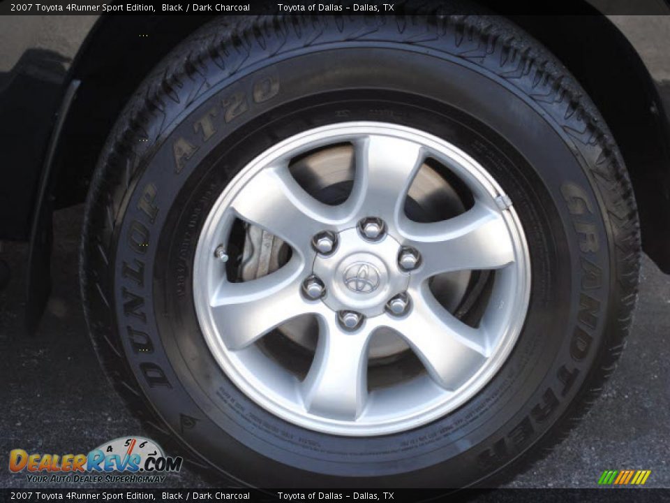2007 Toyota 4Runner Sport Edition Black / Dark Charcoal Photo #19