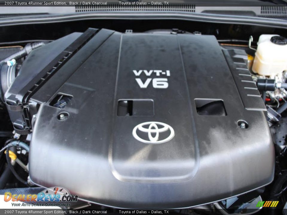 2007 Toyota 4Runner Sport Edition Black / Dark Charcoal Photo #20