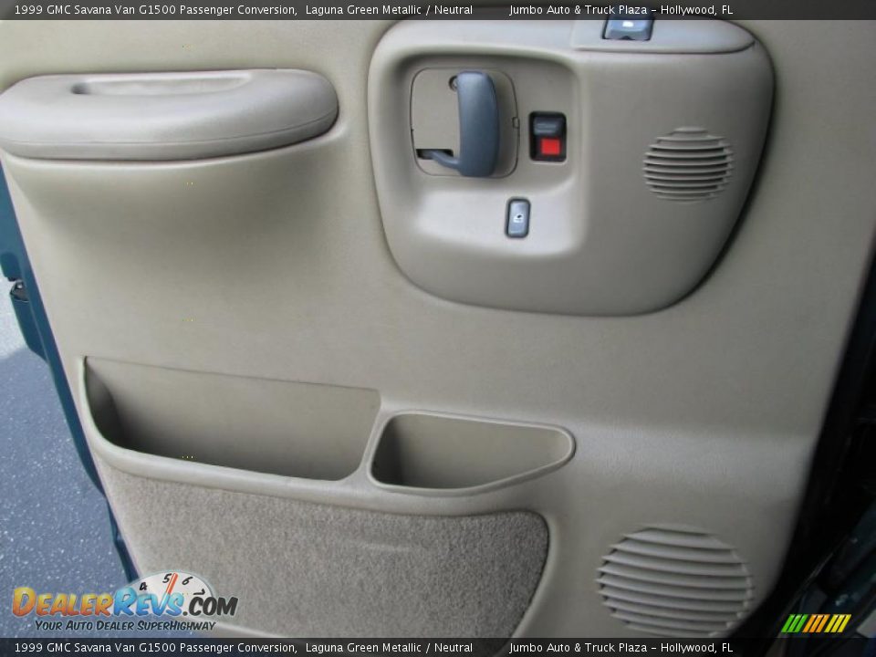 1999 GMC Savana Van G1500 Passenger Conversion Laguna Green Metallic / Neutral Photo #2