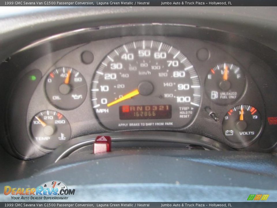 1999 GMC Savana Van G1500 Passenger Conversion Laguna Green Metallic / Neutral Photo #3