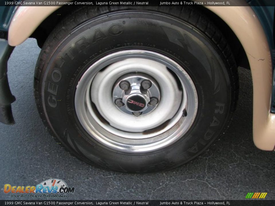 1999 GMC Savana Van G1500 Passenger Conversion Laguna Green Metallic / Neutral Photo #7