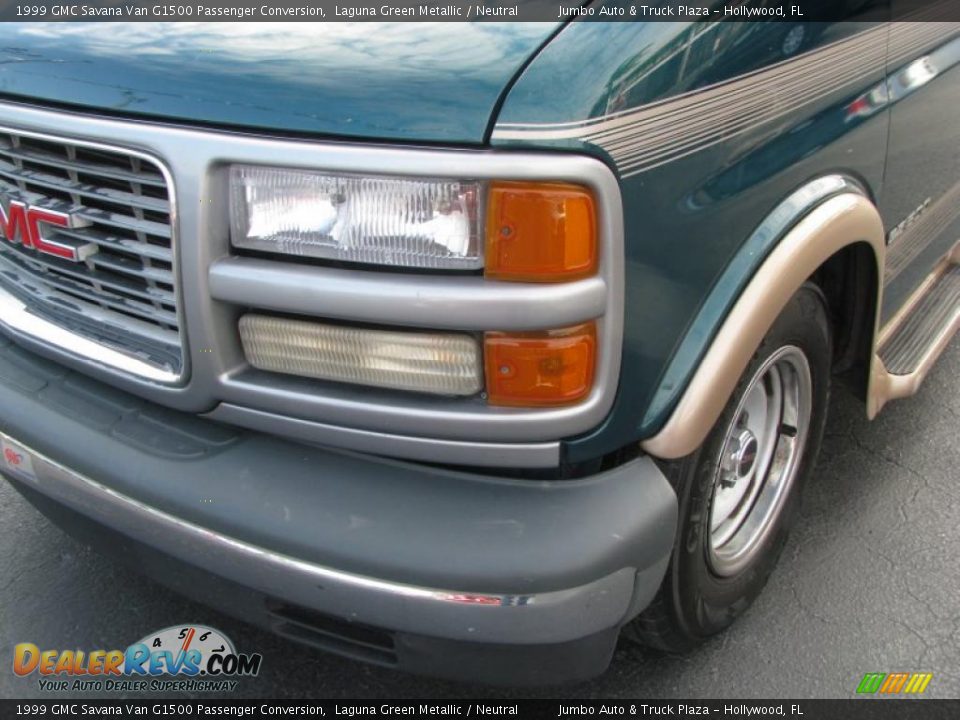1999 GMC Savana Van G1500 Passenger Conversion Laguna Green Metallic / Neutral Photo #10