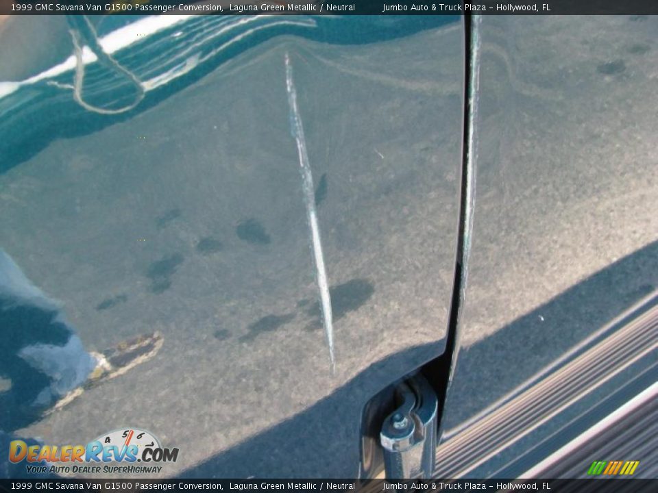 1999 GMC Savana Van G1500 Passenger Conversion Laguna Green Metallic / Neutral Photo #25