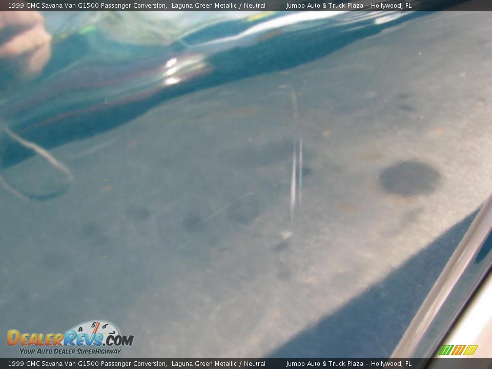 1999 GMC Savana Van G1500 Passenger Conversion Laguna Green Metallic / Neutral Photo #26