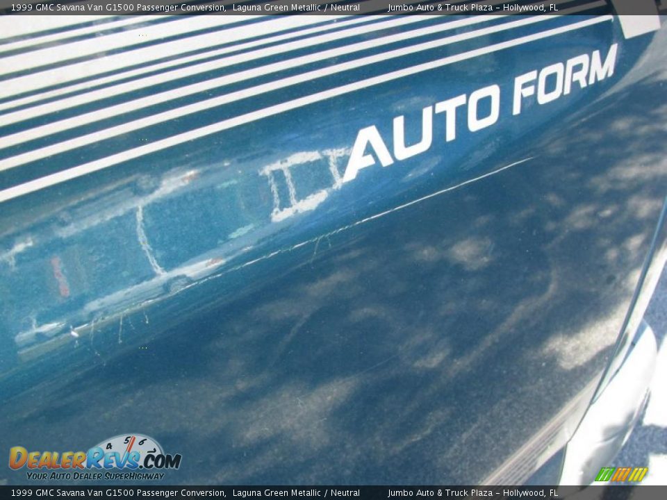 1999 GMC Savana Van G1500 Passenger Conversion Laguna Green Metallic / Neutral Photo #27
