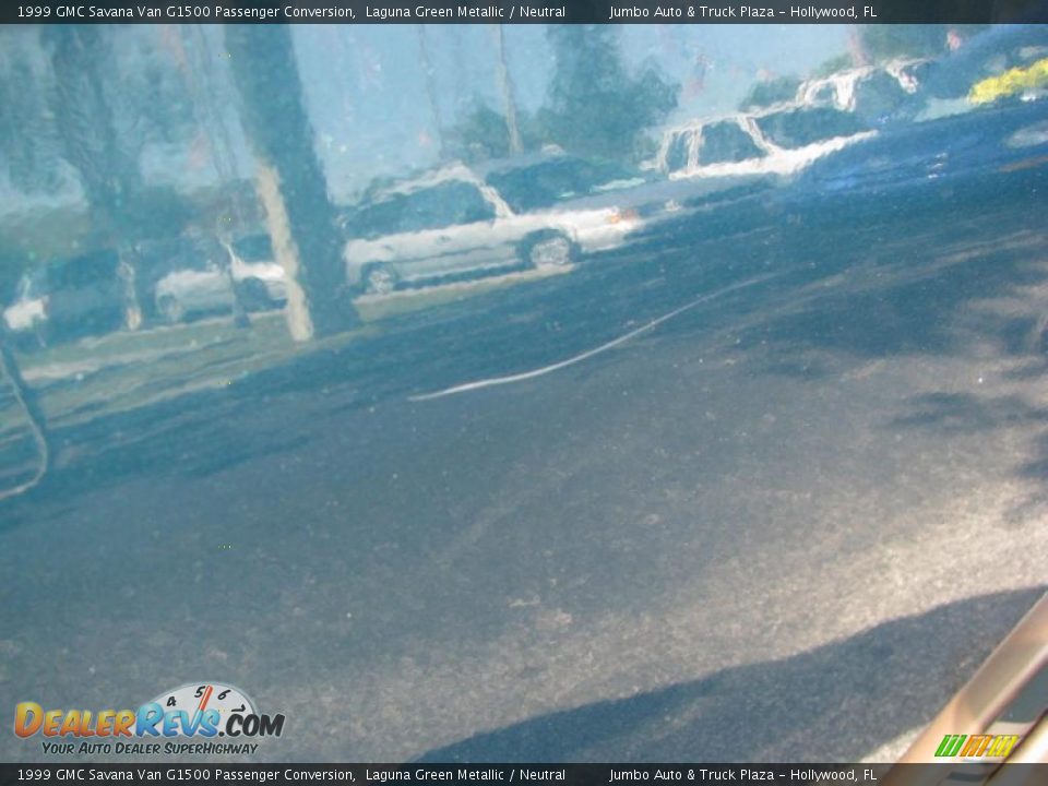 1999 GMC Savana Van G1500 Passenger Conversion Laguna Green Metallic / Neutral Photo #28