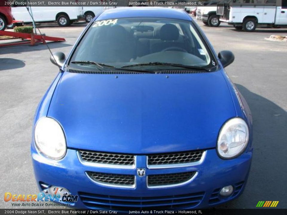 2004 Dodge Neon SXT Electric Blue Pearlcoat / Dark Slate Gray Photo #3