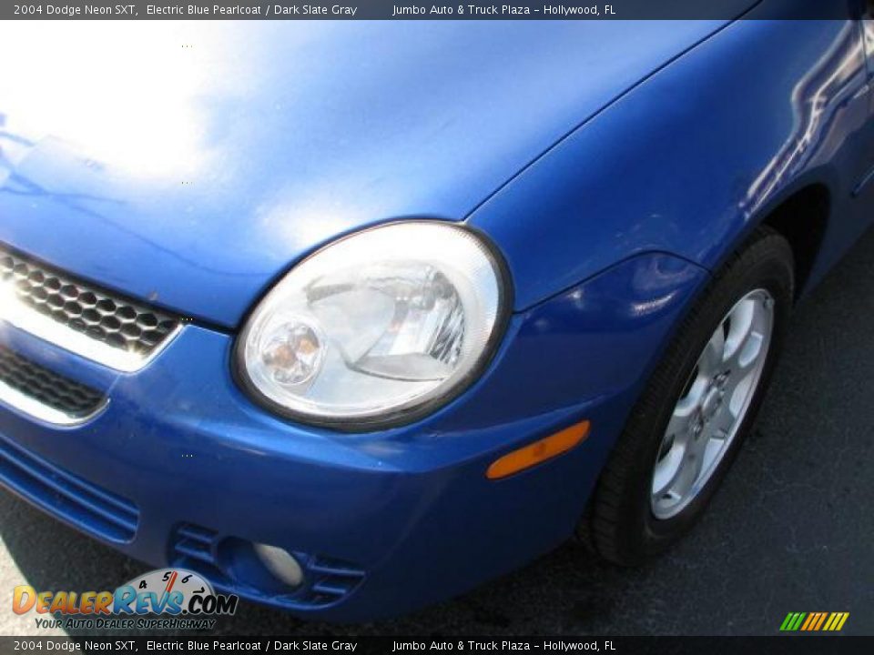 2004 Dodge Neon SXT Electric Blue Pearlcoat / Dark Slate Gray Photo #4