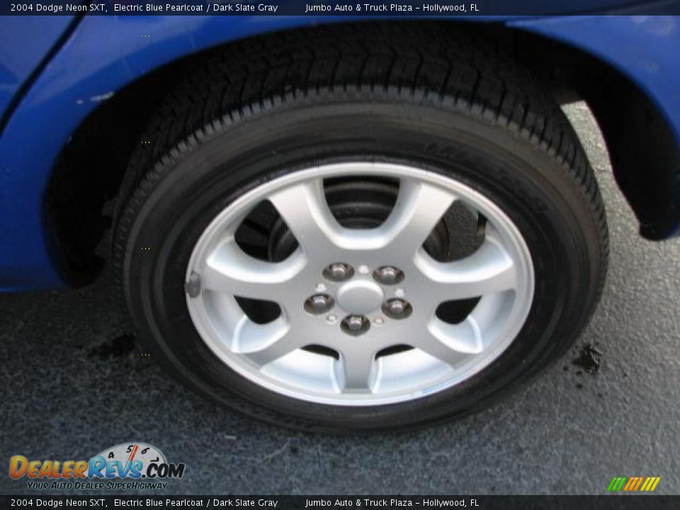 2004 Dodge Neon SXT Electric Blue Pearlcoat / Dark Slate Gray Photo #25