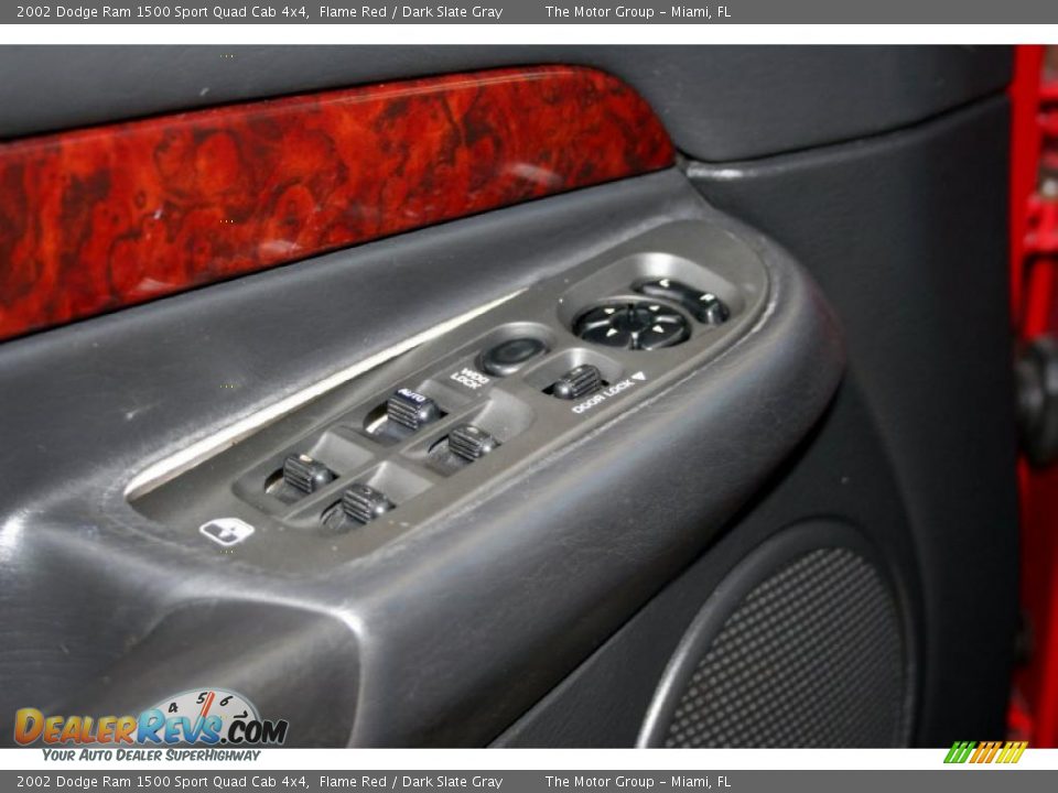 2002 Dodge Ram 1500 Sport Quad Cab 4x4 Flame Red / Dark Slate Gray Photo #25