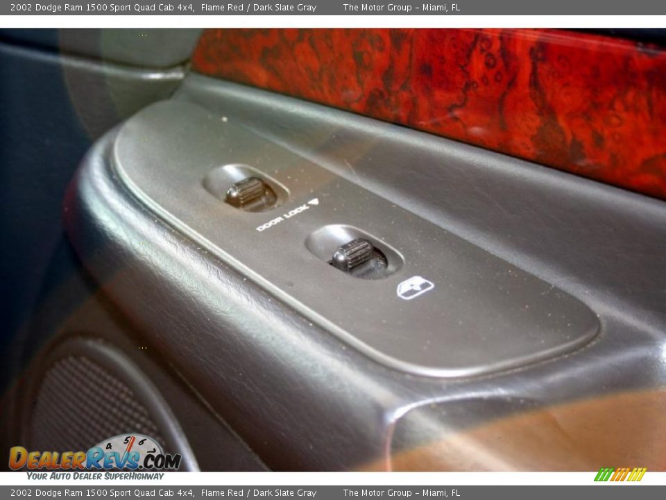 2002 Dodge Ram 1500 Sport Quad Cab 4x4 Flame Red / Dark Slate Gray Photo #26