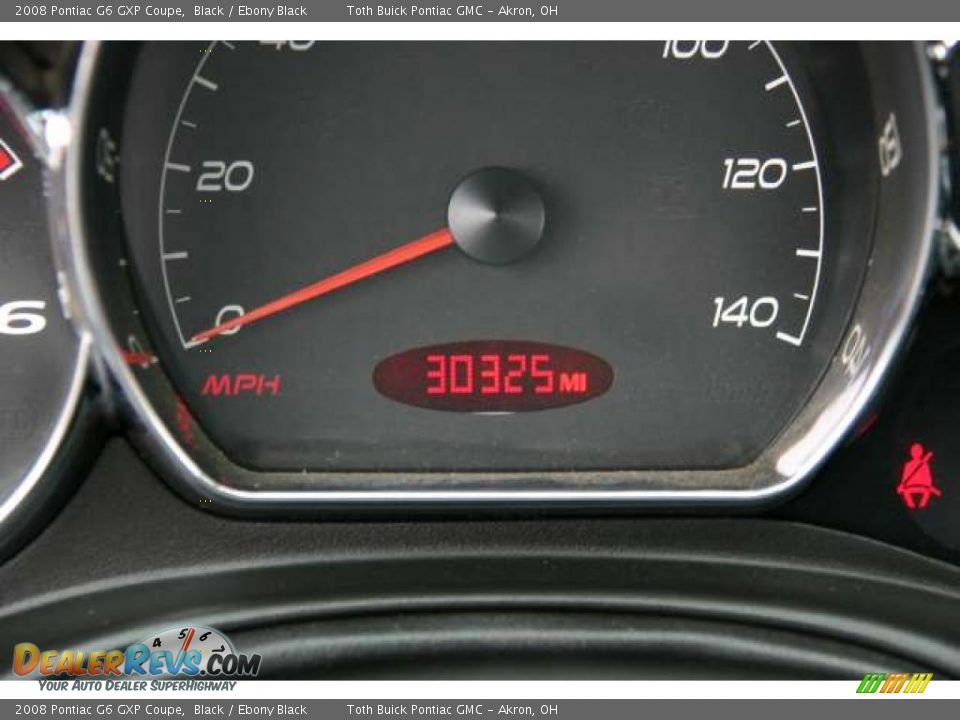 2008 Pontiac G6 GXP Coupe Black / Ebony Black Photo #12