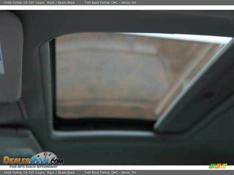 2008 Pontiac G6 GXP Coupe Black / Ebony Black Photo #16