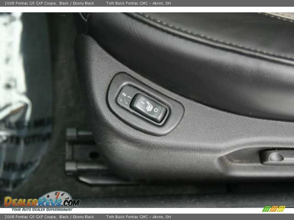 2008 Pontiac G6 GXP Coupe Black / Ebony Black Photo #17