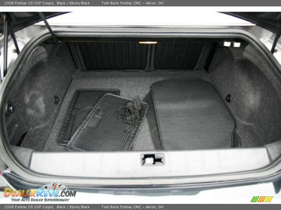 2008 Pontiac G6 GXP Coupe Trunk Photo #18