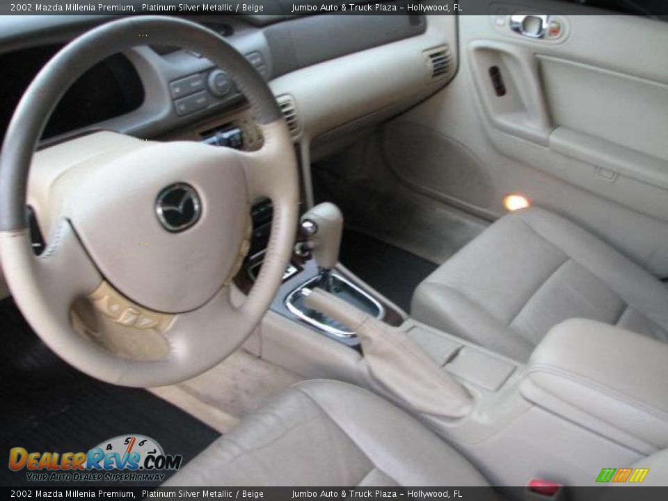 Beige Interior - 2002 Mazda Millenia Premium Photo #19