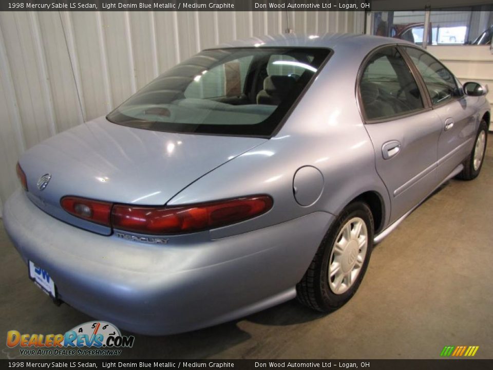 Light Denim Blue Metallic 1998 Mercury Sable LS Sedan Photo #4