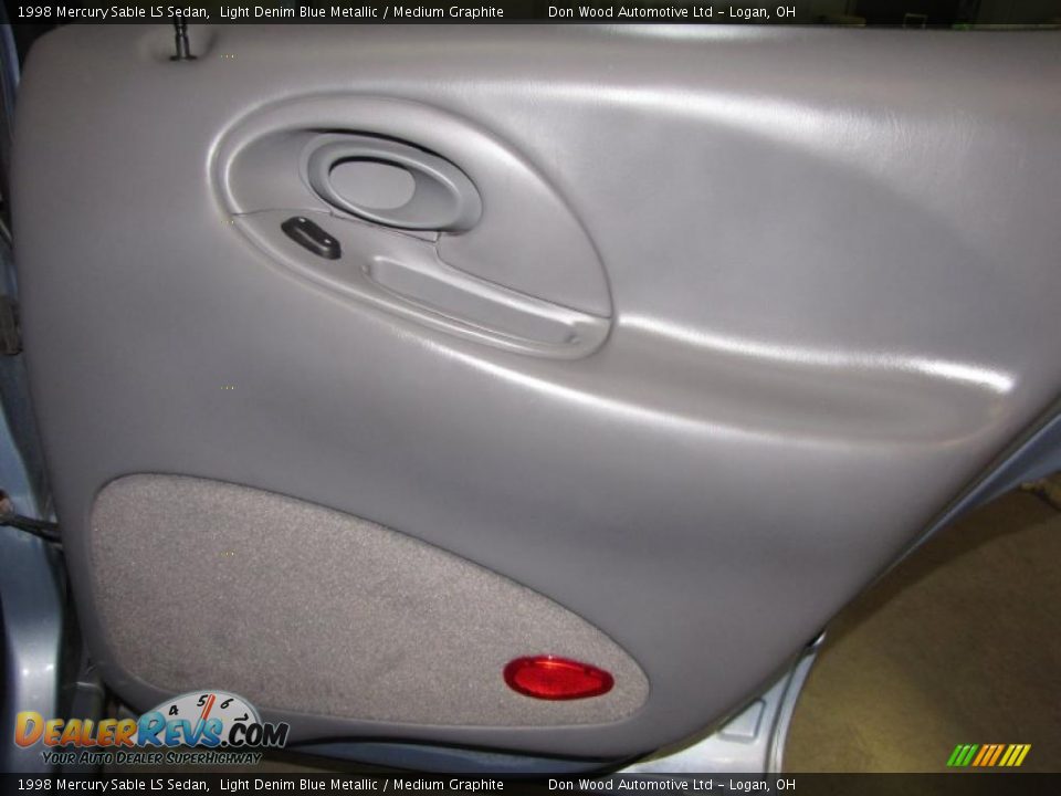 1998 Mercury Sable LS Sedan Light Denim Blue Metallic / Medium Graphite Photo #9