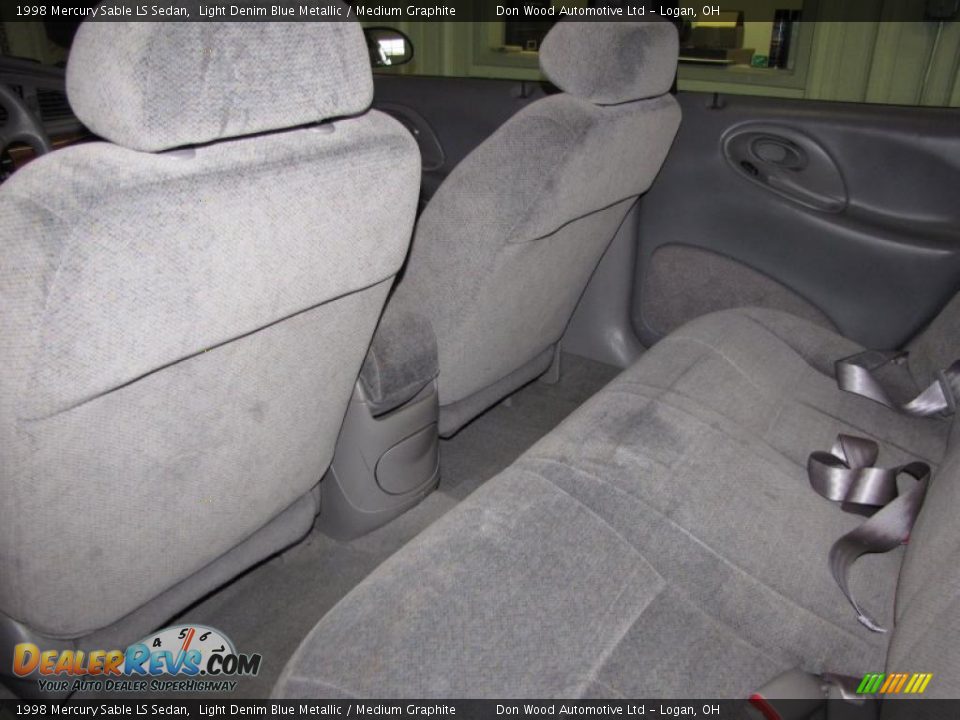 1998 Mercury Sable LS Sedan Light Denim Blue Metallic / Medium Graphite Photo #10