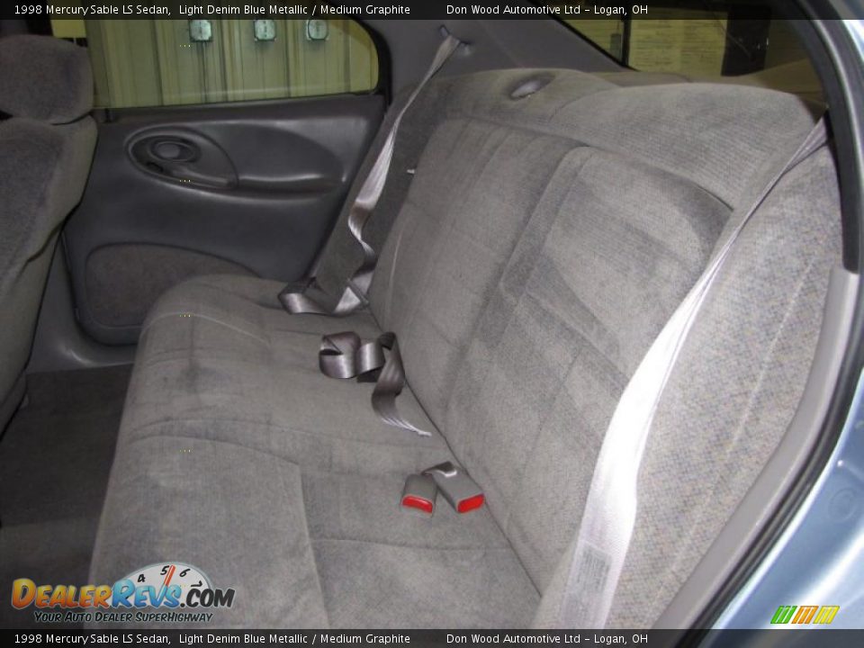 1998 Mercury Sable LS Sedan Light Denim Blue Metallic / Medium Graphite Photo #11