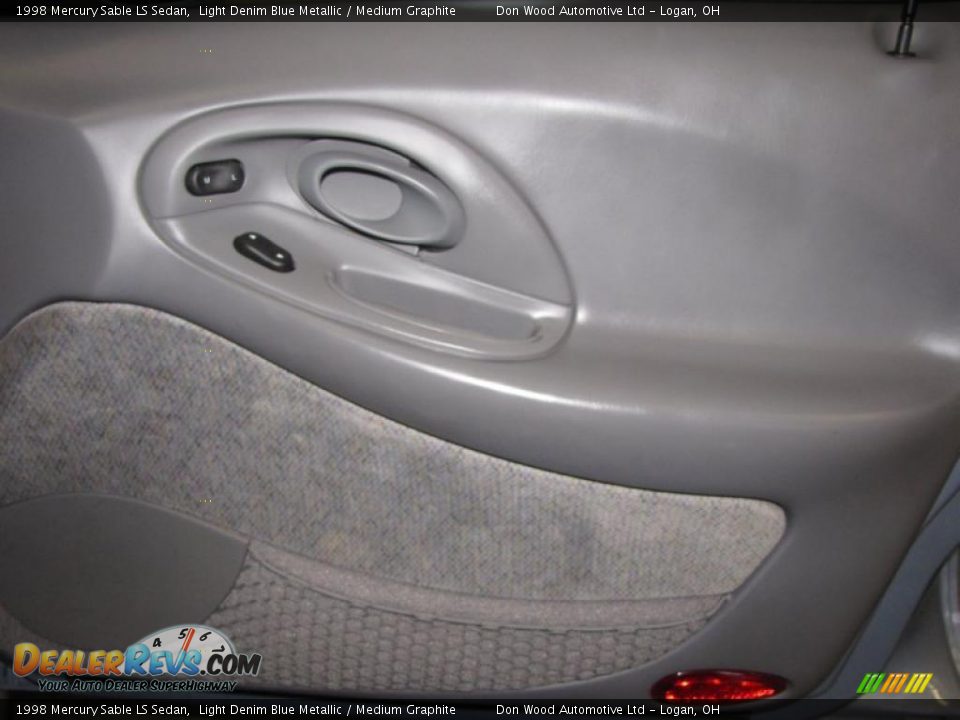 1998 Mercury Sable LS Sedan Light Denim Blue Metallic / Medium Graphite Photo #15