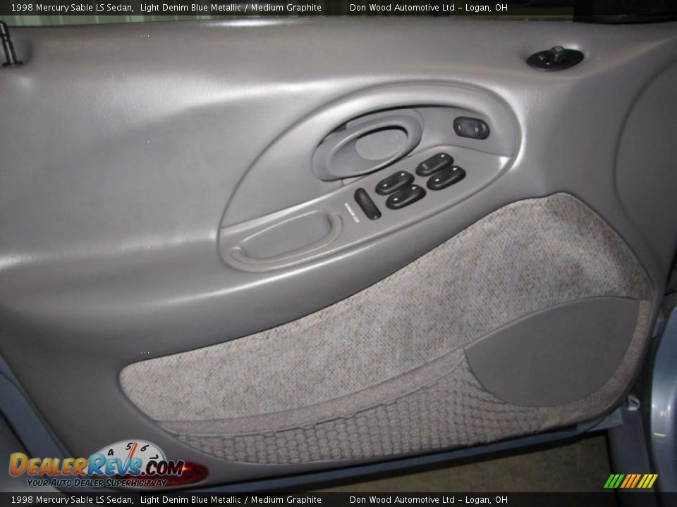 1998 Mercury Sable LS Sedan Light Denim Blue Metallic / Medium Graphite Photo #18