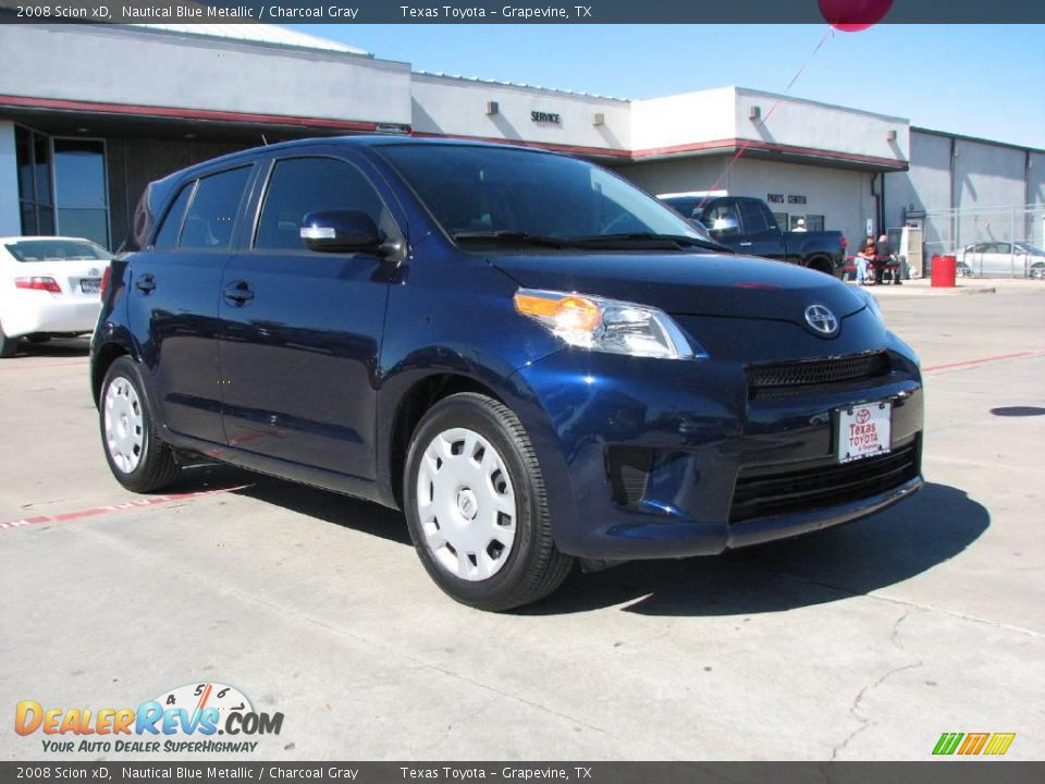 2008 Scion xD Nautical Blue Metallic / Charcoal Gray Photo #1